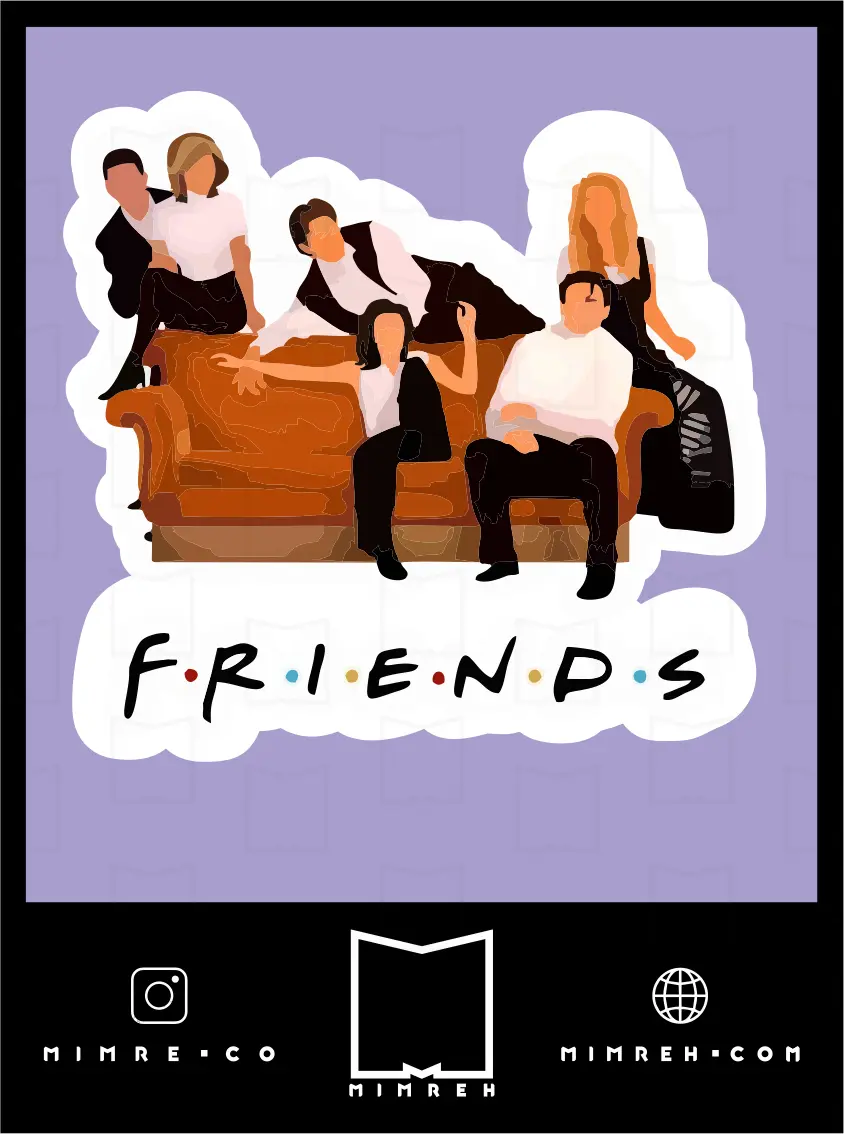 استیکرfriends8-3
