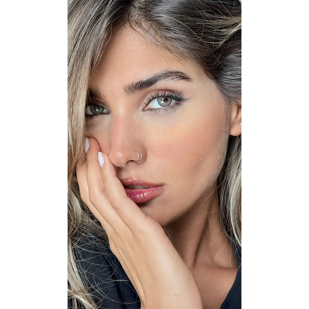 لنز میکس طوسی عسلی لیم جمستون فصلی